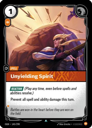 Unyielding Spirit (145/298) - Riftbound - [Origins]