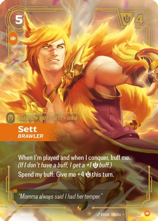 Sett - Brawler (164/298) - Riftbound - [Origins] Foil