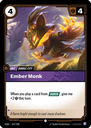 Ember Monk (167/298) - Riftbound - [Origins]