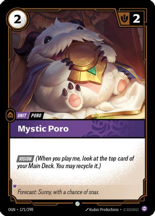 Mystic Poro (171/298) - Riftbound - [Origins] Foil