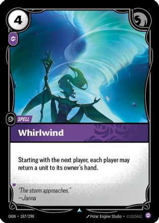 Whirlwind (187/298) - Riftbound - [Origins] Foil