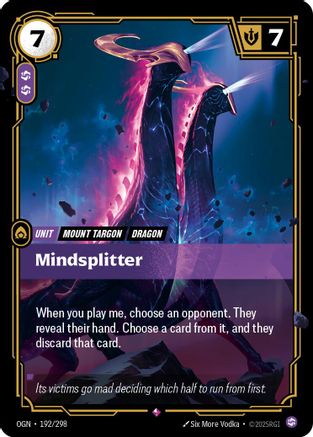 Mindsplitter (192/298) - Riftbound - [Origins] Foil