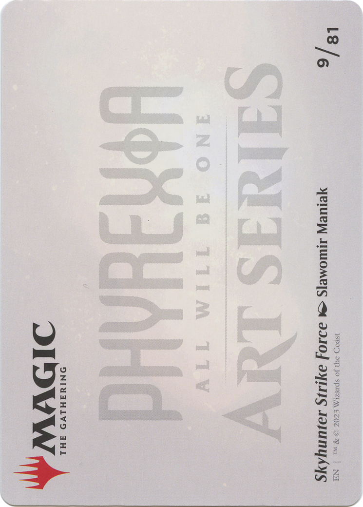 Skyhunter Strike Force // Skyhunter Strike Force  [Phyrexia: All Will Be One Art Series] (Borderless)