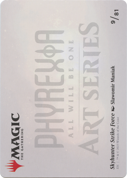 Skyhunter Strike Force // Skyhunter Strike Force  [Phyrexia: All Will Be One Art Series] (Borderless)