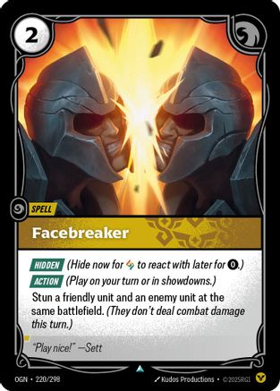 Facebreaker (220/298) - Riftbound - [Origins]