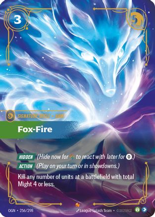 Fox-Fire (256/298) - Riftbound - [Origins] Foil