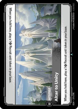 Altar to Unity (275/298) - [Origins] Foil