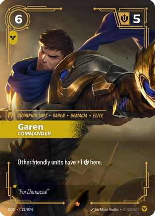Garen - Commander (013/024) - Riftbound - [Origins Proving Grounds]