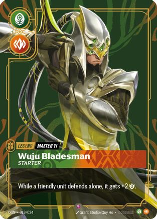Master Yi - Wuju Bladesman (Starter) (019/024) - Riftbound - [Origins Proving Grounds]