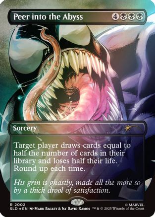 Peer into the Abyss (2002) (Rainbow Foil)  [Secret Lair Drop Series] Foil