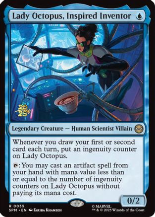 Lady Octopus, Inspired Inventor  [Prerelease Cards] Foil