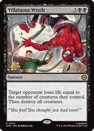 Villainous Wrath  [Prerelease Cards] Foil