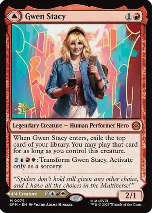 Gwen Stacy  [Prerelease Cards] Foil