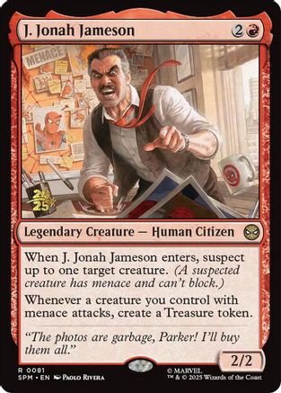 J. Jonah Jameson  [Prerelease Cards] Foil