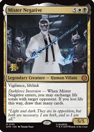 Mister Negative  [Prerelease Cards] Foil