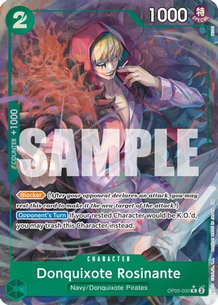 Donquixote Rosinante (Alternate Art) (OP05-030) - [Premium Booster -The Best- Vol. 2] Foil