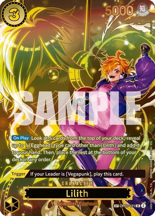 Lilith - OP07-111 (SP) (OP07-111) - [Carrying On His Will] Foil