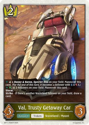 Val, Trusty Getaway Car - P29 (Foil)