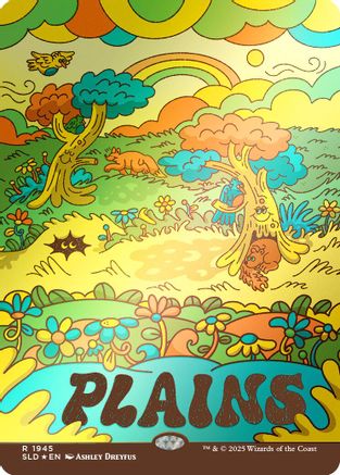 Plains (1945) (Rainbow Foil)  [Secret Lair Drop Series] Foil