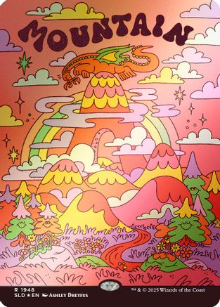 Mountain (1948) (Rainbow Foil)  [Secret Lair Drop Series] Foil