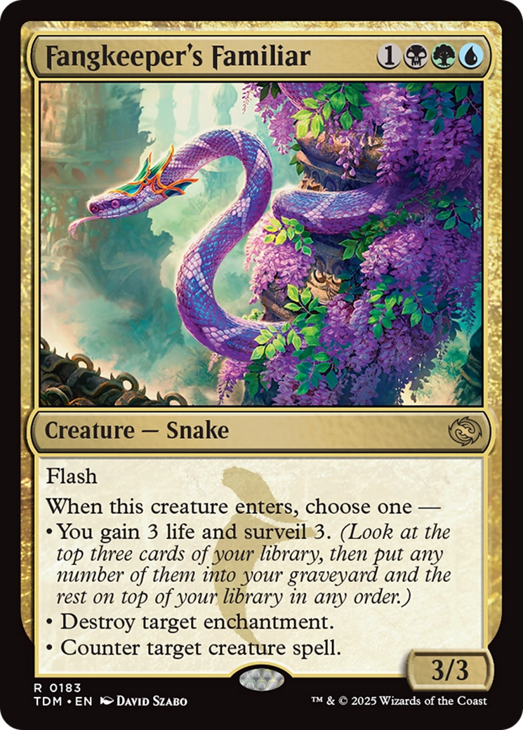 Fangkeeper's Familiar [Tarkir: Dragonstorm] Foil