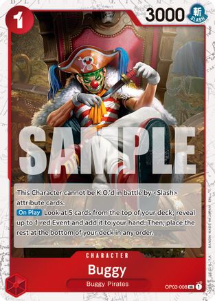 Buggy - OP03-008 (Pirate Foil) (OP03-008) - [Premium Booster -The Best- Vol. 2] Foil