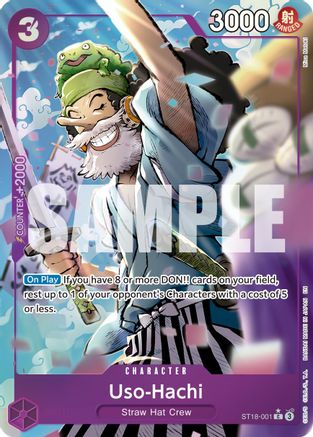 Uso-Hachi (Alternate Art) (ST18-001) - [Premium Booster -The Best- Vol. 2] Foil