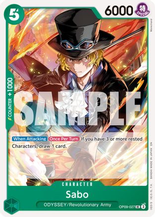 Sabo - OP09-027 (Reprint) (OP09-027) - [Premium Booster -The Best- Vol. 2]