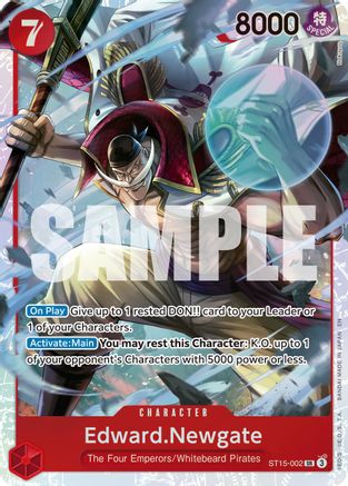 Edward.Newgate - ST15-002 (Reprint) (ST15-002) - [Premium Booster -The Best- Vol. 2] Foil