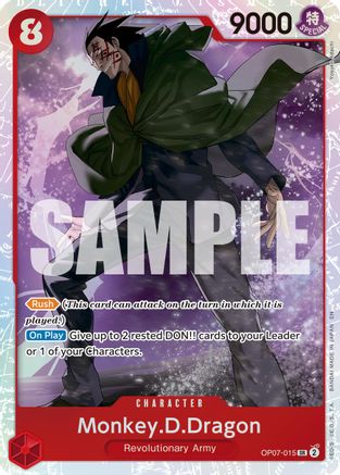 Monkey.D.Dragon (Reprint) (OP07-015) - [Premium Booster -The Best- Vol. 2] Foil