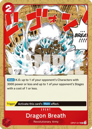 Dragon Breath (Reprint) (OP07-017) - [Premium Booster -The Best- Vol. 2]