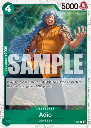 Adio (Pirate Foil) (P-078) - [Premium Booster -The Best- Vol. 2] Foil