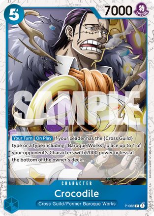 Crocodile - P-082 (Pirate Foil) (P-082) - [Premium Booster -The Best- Vol. 2] Foil