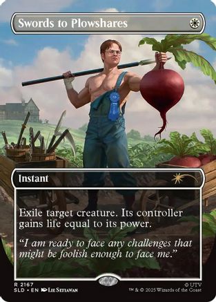 Swords to Plowshares (2167)  [Secret Lair Drop Series] Foil