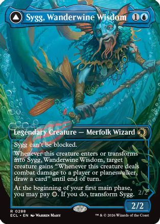Sygg, Wanderwine Wisdom (Borderless)  [Lorwyn Eclipsed] Foil