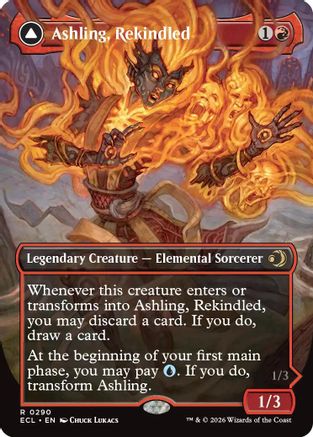 Ashling, Rekindled (Borderless)  [Lorwyn Eclipsed] Foil