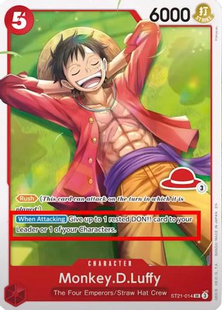 Monkey.D.Luffy - ST21-014 (Luffy Deck) (ST21-014) - [Learn Together Deck Set]