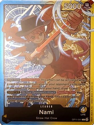 Nami - OP11-041 (Nami Deck) (OP11-041) - [Learn Together Deck Set] Foil