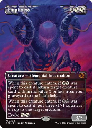 Emptiness (Borderless)  [Lorwyn Eclipsed]