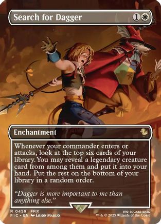 Search for Dagger (Borderless)  [Commander: FINAL FANTASY]