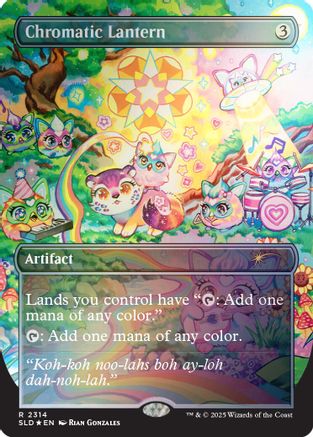Chromatic Lantern (2314) (Rainbow Foil)  [Secret Lair Drop Series] Foil