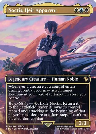 Noctis, Heir Apparent (Borderless)  [Commander: FINAL FANTASY]