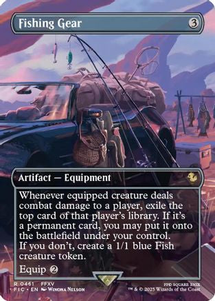 Fishing Gear (Borderless)  [Commander: FINAL FANTASY] Foil