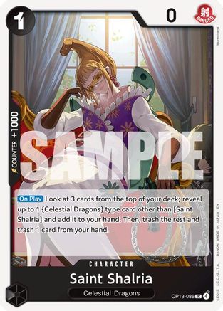 Saint Shalria (OP13-086) - [Carrying On His Will]