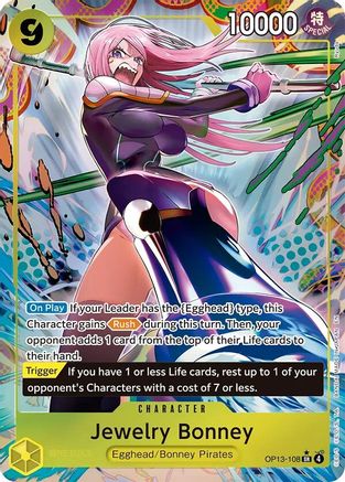 Jewelry Bonney (108) (Alternate Art) (OP13-108) - [Carrying On His Will] Foil