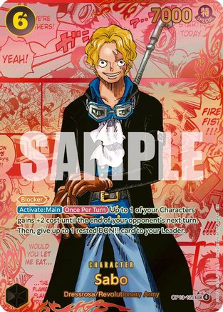 Sabo (120) (3rd Anniversary) (OP13-120) - [Carrying On His Will] Foil