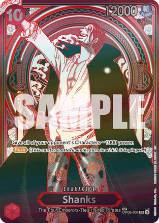 Shanks - OP09-004 (SP) (Silver) (OP09-004) - [Carrying On His Will] Foil