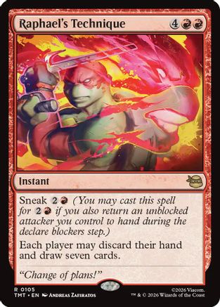 Raphael's Technique  [Teenage Mutant Ninja Turtles] Foil