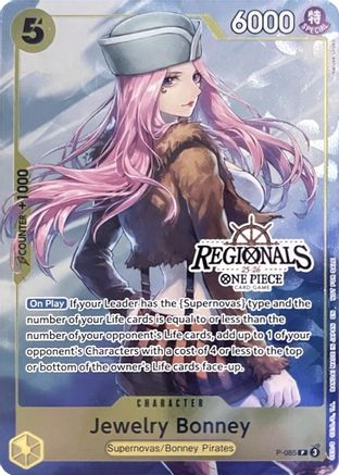 Jewelry Bonney (CS 25-26 Regionals Textured Chase Promo) (P-085) - [One Piece Promotion Cards] Foil