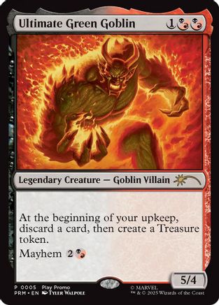 Ultimate Green Goblin  [Play Promos] Foil